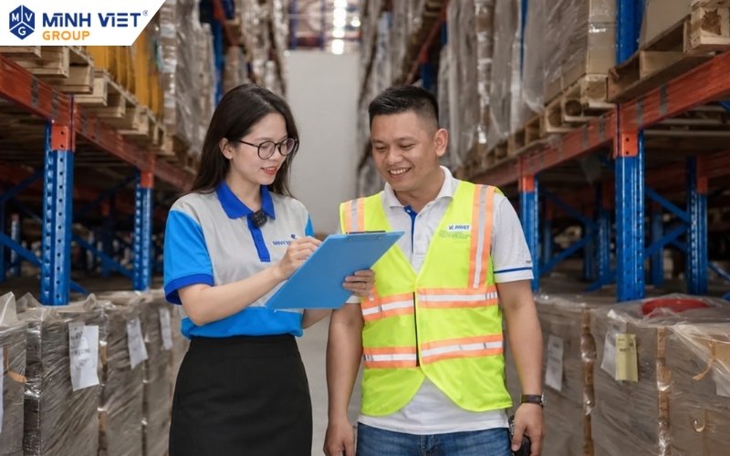 Khảo sát kho xưởng thực tế cùng Minh Việt Logistics 
